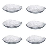 Pasabahce Pack Of 6 Linden Soup Plates Clear