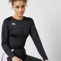 umbro Alba Bodysuit Black / Bright White