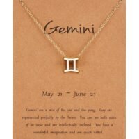 Generic Gemini Symbol Pendant Necklace