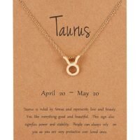 Generic Taurus Symbol Pendant Necklace