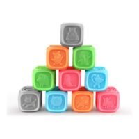 TUMAMA Soft Baby Block 10 Piece 21.00x6.00x15.70cm