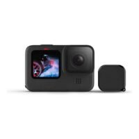 O Ozone Lens Cap Compatible With GoPro Hero 9 Lens Cap with Anti-Drop Built-in Suction Cup Black