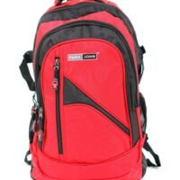 Lightweight Large Capacity Backpack 18inch Red/Black