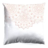 Noon East Decorative Cushion , Size 45X45 Cm Scroll - 100% Cotton Cover Microfiber Infill Bedroom Or Living Room Decoration Festive Scroll Standard Size