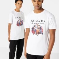 NA-KD Unisex FRIENDS Graphic T-Shirt White