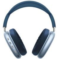 BSNL P9 Bluetooth Wireless Headset Over-Ear Headphone With Mic Blue/Silver