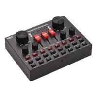 Generic V8S External Live Card Mini Sound Mixer Board V8S Black