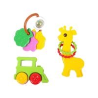 Funskool Giggles - Mini Gift Set With 3 Different Teether Rattles Toys For Baby 26x4.5x23cm