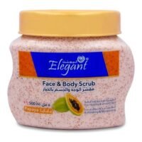 Elegant Papaya Deep Exfoliating Face and Body Scrub Orange 500ml