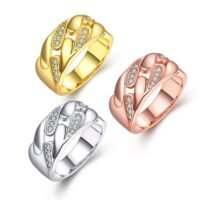 SKMEI Fashionable Latest Shinny Simple Ring Kzcr200C10