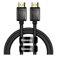 Nylon Braided 8K HDMI Cable With 1M Ultra HD High-Speed For MacBook 2021 Pro PS5, PS4, Nintendo Switch, Samsung TV Black