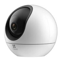 EZVIZ C6 Pan & Tilt Wi-Fi Camera 4MP 4mm, 360° Panoramic View, 2K Resolution, Privacy Shutter, MicroSD Card up to 256 GB, Auto-Zoom Tracking, True-WDR, Two-Way Talk, EZVIZ Cloud Play Storage, Person Detection, Color Vision with Starlight Lens - CS-C6 White
