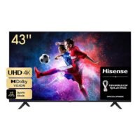 Hisense 43-Inch 4K UHD HDR Smart TV (Vidaa OS) 43A6GE Black