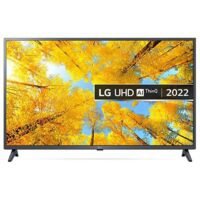 LG LG 50 Inch 4K UHD Smart LED TV with Built in Receiver - 50UQ75006LG Black