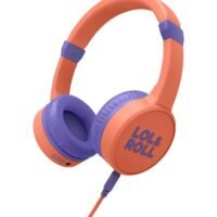 Energy Sistem Lol&Roll Pop Kids Headphones (Music Share, Removable Audio Cable, Maximum Volume 85 DB, Microphone) Orange