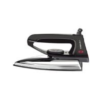 Bajaj 600W Dry Iron with Non-Stick DuraGlide Soleplate & German Coating | Adjustable Temperature for Wrinkle-Free Ironing on All Fabrics | Cool-Touch Handle, Extra Lift, 360° Swivel Cord 600 W DX 2 Grey