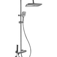 MODI Shower Set, Thermostaticc Shower Faucet Set Wall Mounted Shower Faucet Set Piano and Shower Keys with Bath Spout, Hand Sprayer