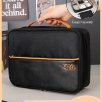 Portable Digital Storage Bag Set Data Cable Storage Bag Waterproof and Wearproof Electronic Organizer Pouch Bag for Data Cable Headphone Power Bank U Disk