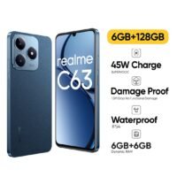 realme C63 Dual SIM Leather Blue 6GB RAM 128GB 4G - Middle East Version