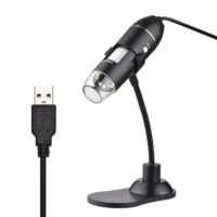 Generic 1000X USB Handheld Digital Electronic Microscope Portable Mini Magnifier with Stand for Laptop Desktop Insect Plant Observation Industrial Testing Circuit Board Detection