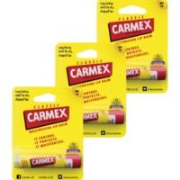 CARMEX Pack Of 3 Moisturising Lip Balms Multicolour 4.25grams