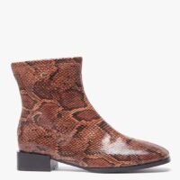 Women Solid High Cut Boots with Zip Closure