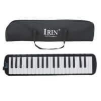 Professional Mouth Piano Melodica Instrument - Mouth Keyboard Piano Organ Melodica Set w/Mouthpiece Tube Accessories for Beginner or Band -(Black)