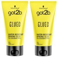 Schwarzkopf Schwarzkopf got2b Glued Spiking Glue Hair Gel, Water Resistant, Strong Hold for Up to 72 Hours, 150ml pack of 2