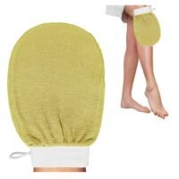 Generic Exfoliating Bath Glove Scrub Mitt Micro dermabrasion Premium Wash Glove for Bath or Shower for All Skin Types and Improve Blood Circulation Shower Spa Dead Skin Cell Remover