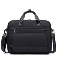 ARCTIC HUNTER Business Briefcase Crossbody Laptop Bag,Water Resistant Messenger Shoulder Bag with Strap, Durable Office Bag Carry On Laptop Case for Men,Black