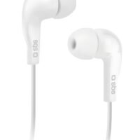 SBS In-ear stereo headset Studio Mix 10, jack 3.5 mm with microphone and answer button
