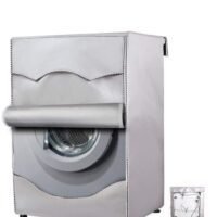 Y&D Washer Cover Dryer, Washine Machine Waterproof and dustproof thickening Front Loading, Silver Coating Oxford Cloth Roller Washing Sun resistant Dust