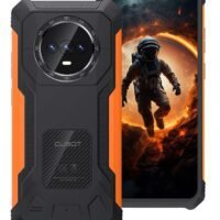 Cubot KINGKONG ES Rugged Phone 6.56'' 90Hz HD+ Display 6GB RAM 128GB ROM 48MP + 16MP Camera Waterproof Rugged Slim Mobile Android 14 Dual SIM Network 5100mAh Battery Black-Orange