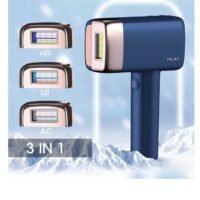MLAY T14 Hair Removal Device With Three Lenses, One For Body Hair, One For Removing Wrinkles And Tightening The Skin, And One For Removing Acne