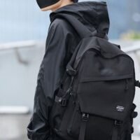 Classic Large Capacity Backpack Fit 17 Inch Laptop Multifunction Casual Water Resistant Oxford Double Shoulder School Bag