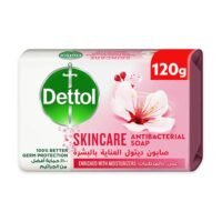 Dettol Skincare Anti-Bacterial Bathing Soap Bar Rose And Sakura Blossom Fragrance 120grams