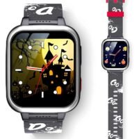 DMG TECH Kids Smart Watch,Multifunction Rechargeable Touch Screen Toddler Watch,Gaming and Music Player Educational Toys, Birthday Gifts for Girls Boys Ages 6-12(Black)