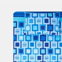 White Rose Signature Collection Single Bedsheet Set Cotton Blended 170TC Parcal Premium Quality Everyday Use Breathable And Soft 1 Single Flat Sheet 279x165 cm, 1 Pillowcases 51x76 cm Printed Design Multicolour