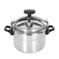 DESSINI 15Liters Aluminium Pressure Cooker Silver/Black 15Liters Silver