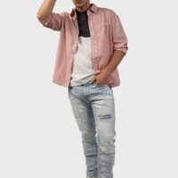 American Eagle Front Pocket Regular Fit Shirt