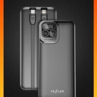 Yezler 20000mAh USB-C Power Bank with PD 22.5W Fast Charge, Intelligent AI Chip, Dual Output Ports, LED Display, Compact External Battery Pack for iPhone, Android, Tablet, USB Devices