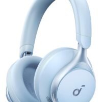 By Anker, Space One, Adaptive Active Noise Cancelling Headphones, 2X Stronger Human Voice Reduction, 40H ANC Playtime, App Control, LDAC Hi-Res Wireless Audio, Comfortable Fit, Bluetooth 5.3 Blue Blue