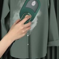 Generic Portable Folding Garment Steamer and Iron - 30s Fast Heating, 40W High-Power Core, Large Panel for Quick Wrinkle Removal, 3D Heating, Lightweight Travel Iron for Home, Travel, and Office