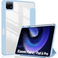 VKL Xiaomi Pad 6 /Pad 6 Pro cover,Hard Shell Smart Cover Protective Slim Case for Xiaomi Mi Pad 6 /Pad 6 Pro light blue