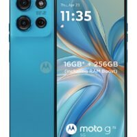 Motorola G75 Dual SIM Aqua Blue 8+8GB RAM 256GB 5G - Middle East Version