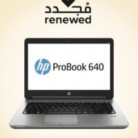 HP Renewed - ProBook 640 G1 With 14-Inch HD Display,Core i5 4200M Processor/8GB RAM/128GB SSD/Intel HD Graphics English Black