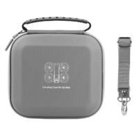 Generic Carrying Case for DJI Neo Portable PU Leather Small Shoulder Bag for DJI Neo Drone and Batteries Accessories (Gray)