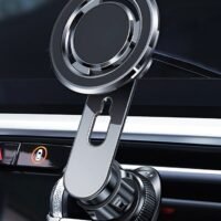 GROIC MagSafe Car Phone Mount, Enjoy Never Blocking Easily Install Hands Free Magnetic Phone Holder, Fit for iPhone 15 Pro Plus Max 14 13 12 Mini MagSafe Case
