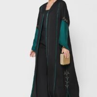 Khizana Embellished Detail Abaya With Sheila