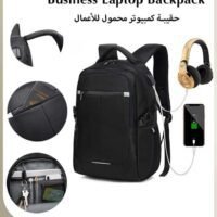 Business Laptop Backpack Water Resistant Anti-Theft College Backpack with USB Charging Port and Lock 15.6 Inch Computer Backpacks for Women Men Casual Hiking Travel Daypack